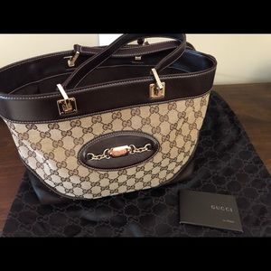 Vintage Gucci Guccissima Tote